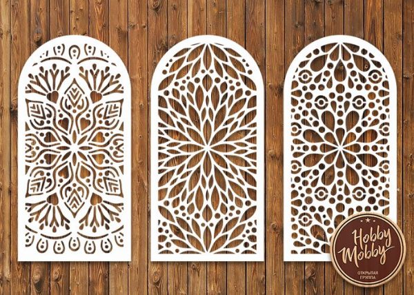 Laser Cut 3 Wedding Screen Vector File Free - Dezin.info