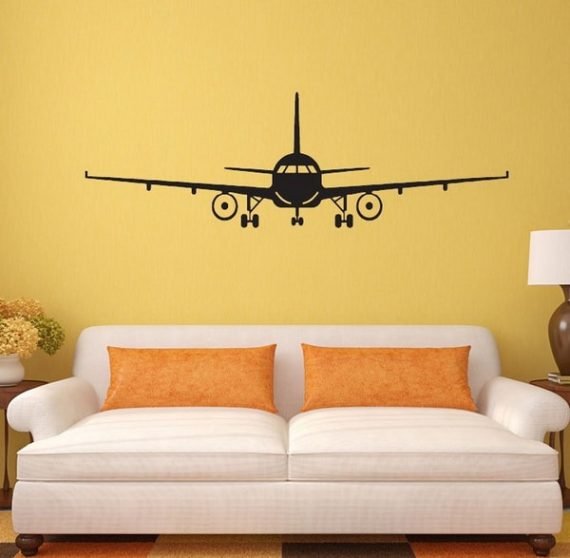 3D Airplane Wall Stickers Decor Art Decal Decoration