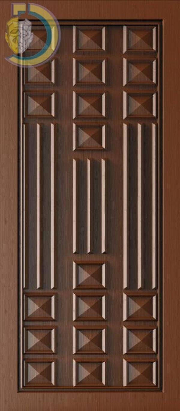 3D Door Design 190 Wood Carving Free RLF File For CNC Router