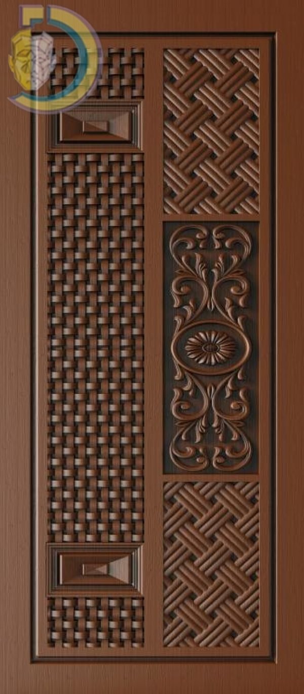 3D Door Design 200 Wood Carving Free RLF File For CNC Router
