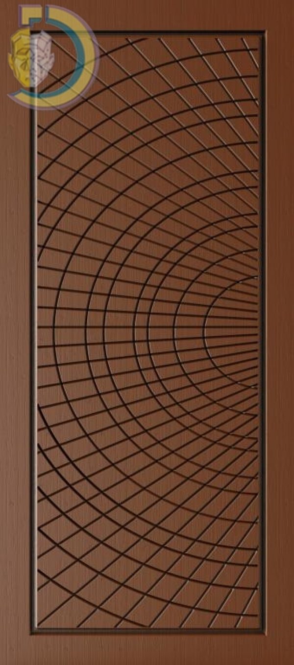 3D Door Design 214 Wood Carving Free RLF File For CNC Router