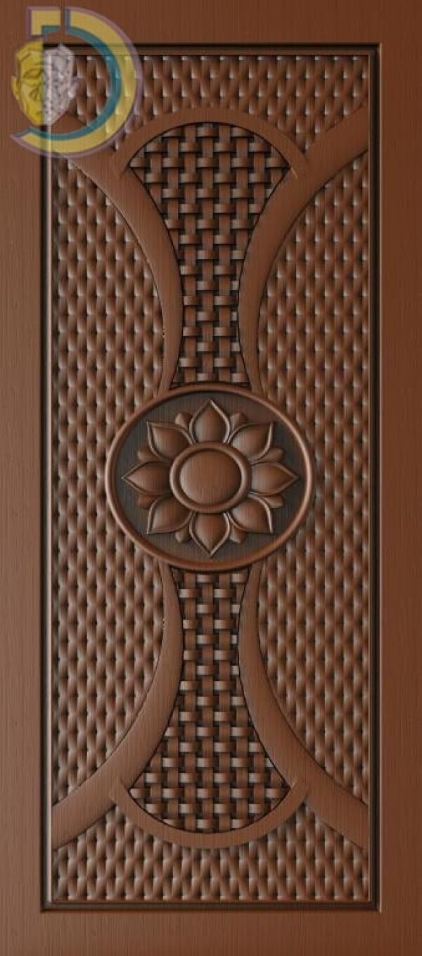 3D Door Design 229 Wood Carving Free RLF File For CNC Router
