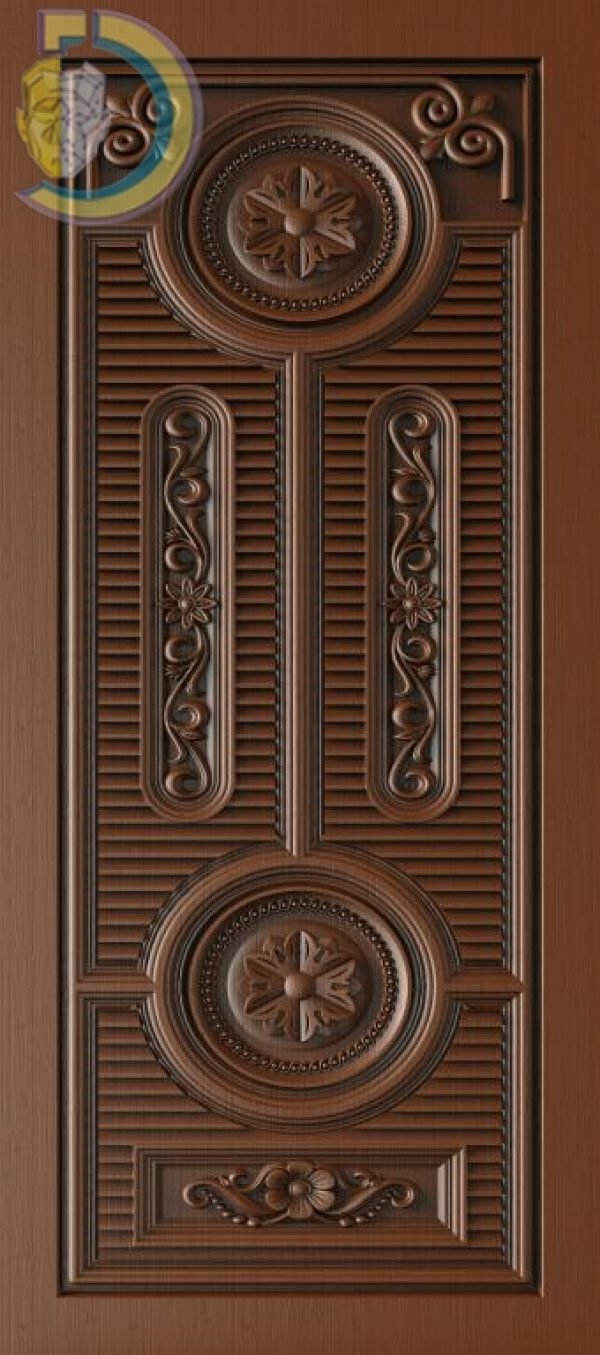 3D Door Design 234 Wood Carving Free RLF File For CNC Router