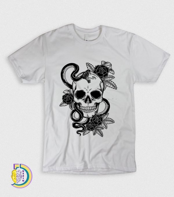 3D Skull T-shirt print file Free-min