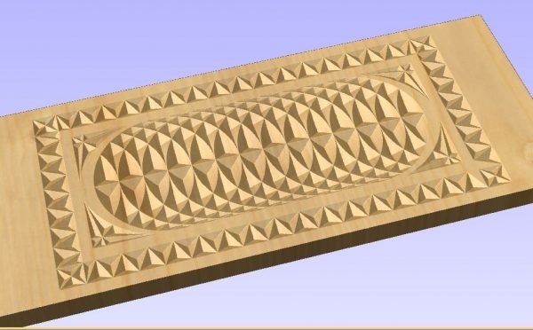 3D Wall panel Model for CNC and STL 3D printers 67
