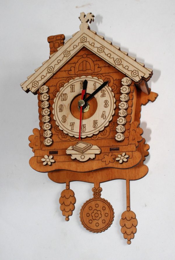3d House Clock CNC file Free