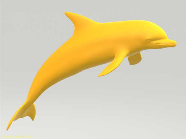3d animal dolphin free download stl obj cnc & 3d print