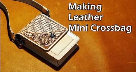 A mini crossbag from the Bitchen Leather workshop