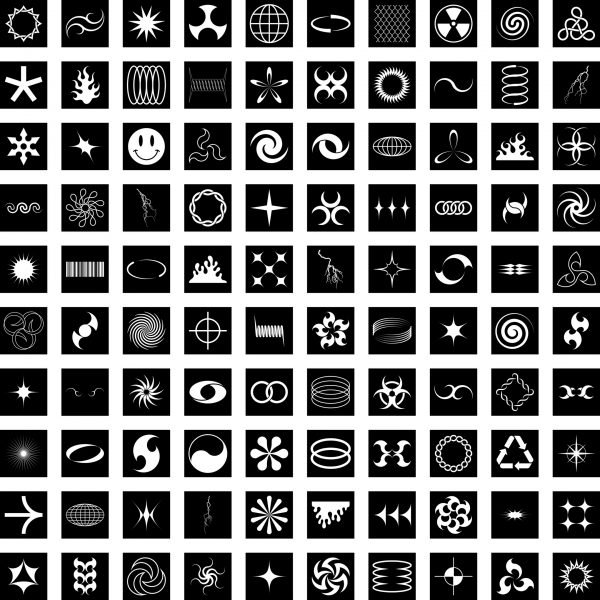 Abstract Shapes Set CDR Free Vector