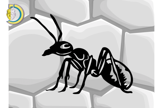 Ant Wall Decor CDR DXF Free Vector