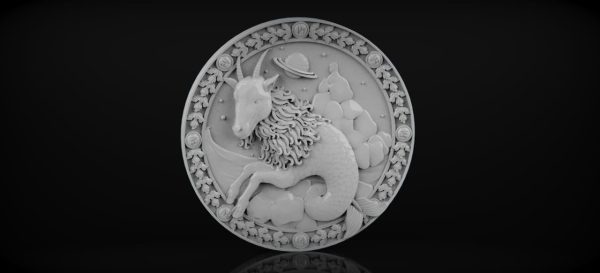 Aries, Zodiac signs, Wood carving, Zodiac signs stl, 3D STL for CNC Router