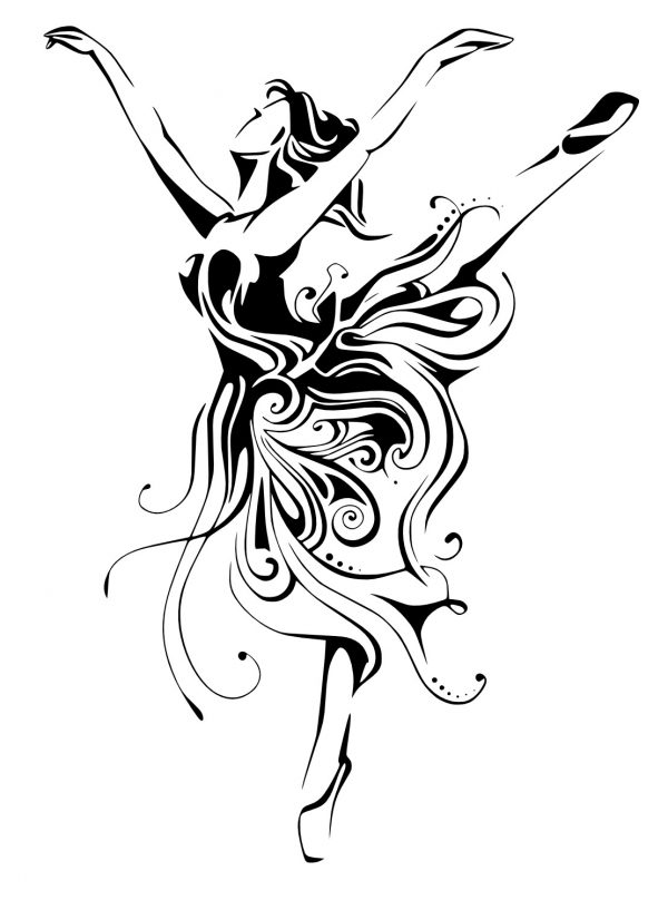 Ballerina Female Dancer Free Vector