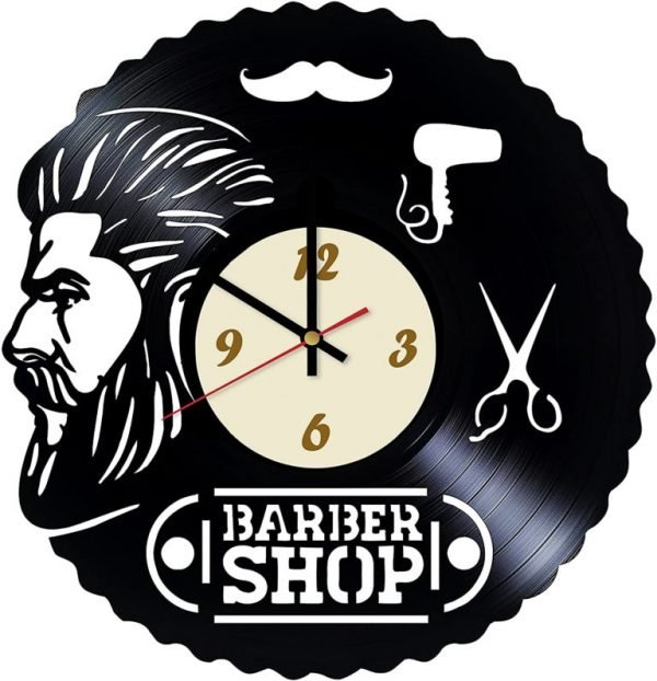 Barbershop Wall Clock CDR File