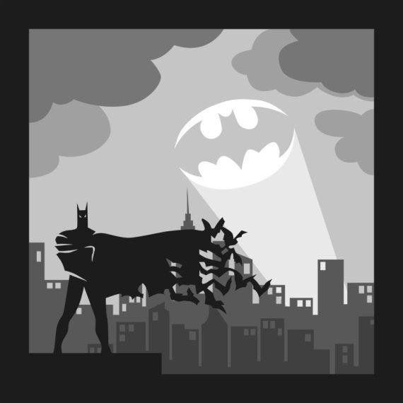 Batman Lightbox Template File Free