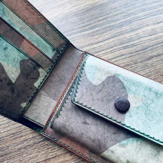 Bifold wallet pattern Leather Craft PDF Pattern