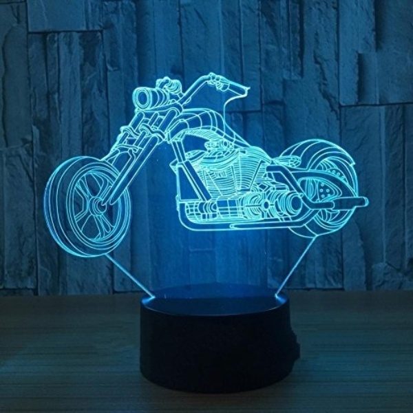 Bike Illusion Lamp CNC Engraving File Free