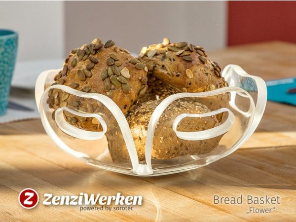 Bread basket Flower Drawings in DXF format