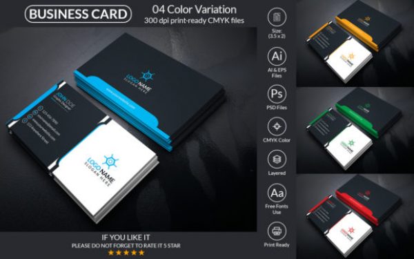 Business Card Design Template BC001