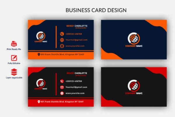 Business Card Design Template BC008
