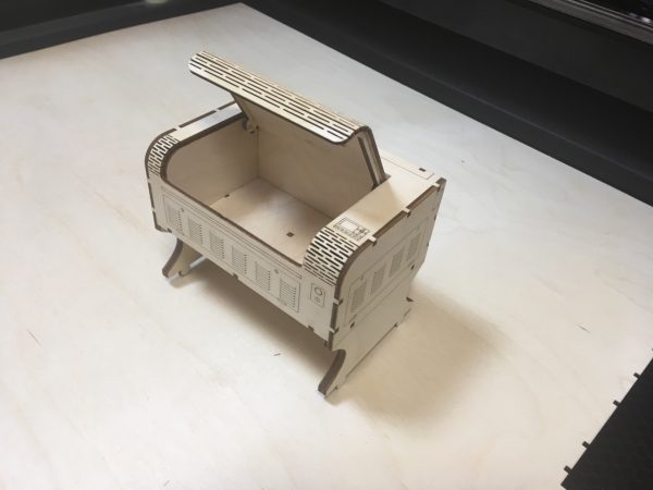 Business Card Holder In The Style Of A Laser Machine Free CDR Vectors Art