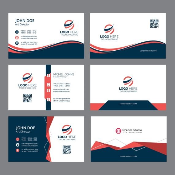 Business card templates in EPS and PSD formats 29