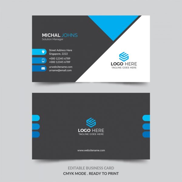 Business card templates in EPS and PSD formats 39 - Dezin.info