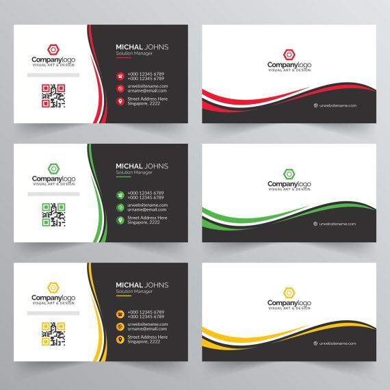 Business card templates in EPS and PSD formats 47