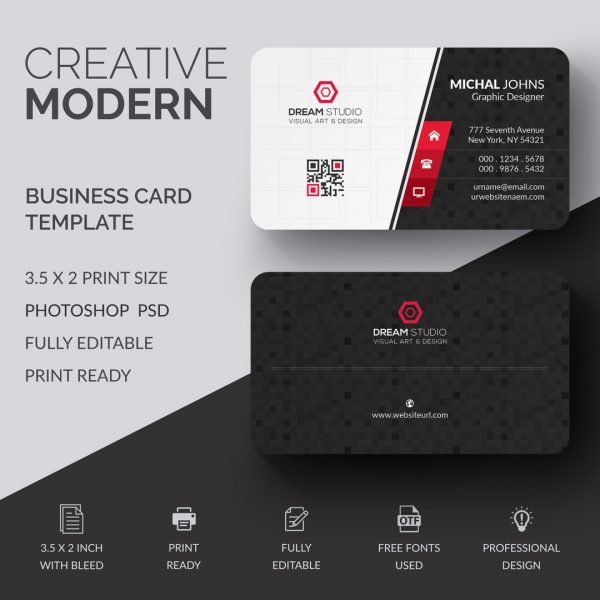 Business card templates in EPS and PSD formats 6