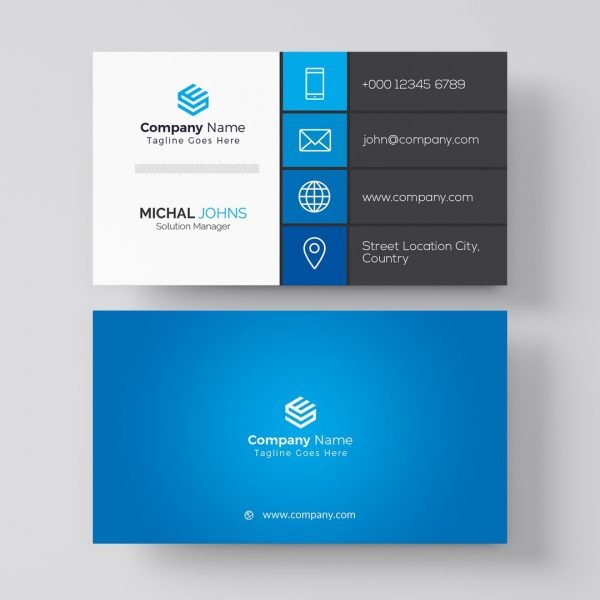 Business card templates in EPS and PSD formats 76