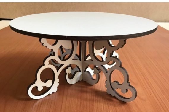 CAKE STAND CNC LASER CUTTING CDR DXF FILE FREE