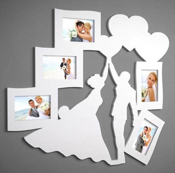 COUPLE PHOTO FRAME CNC LASER CUTTING CDR DXF FILE FREE