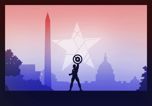 Captain America Lightbox Template File Free