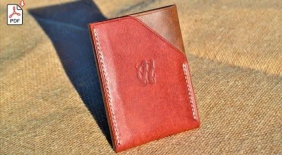 Cardholder from Wcambridge Leather Craft Pattern PDF File