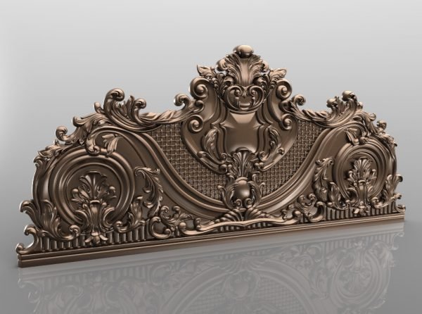 Carving Bed Design 3D relief model STL FILE FREE 2
