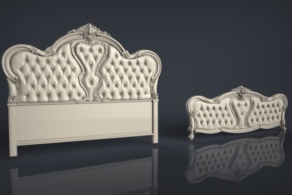 Carving Bed Design 3D relief model STL FILE FREE 24