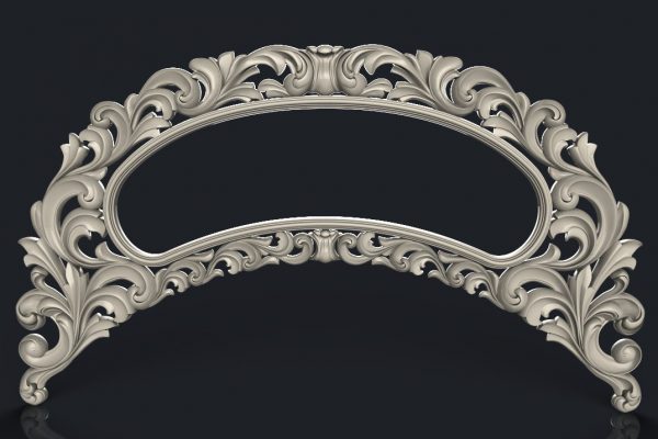 Carving Bed Design 3D relief model STL FILE FREE 42