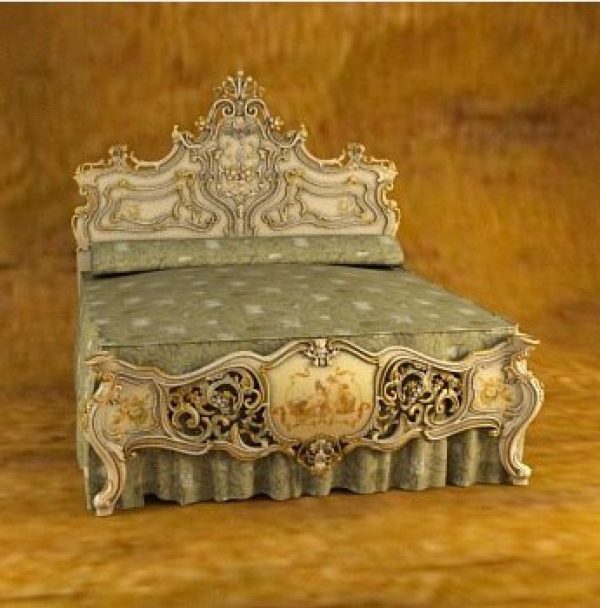 Carving Bed Design 3D relief model STL FILE FREE 46