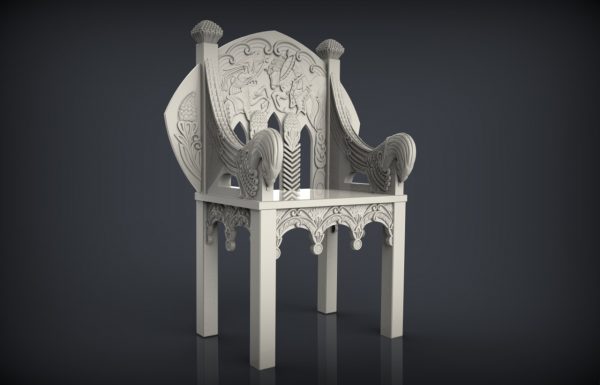 Carving Chair Design 3D relief model STL FILE FREE 5 - Dezin.info