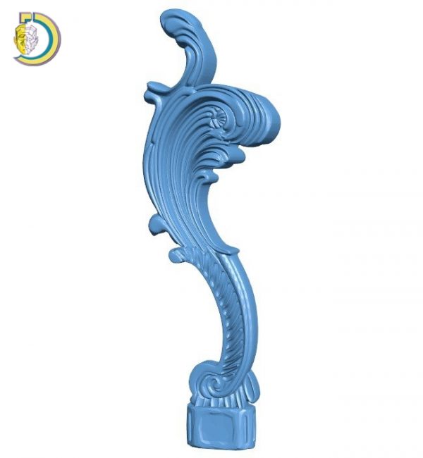 Chair and Table Leg 30 Wood Carving 3D STL Model For CNC Router