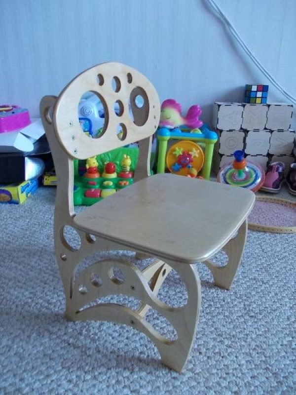Children Chair DIY 3D Puzzle CDR File