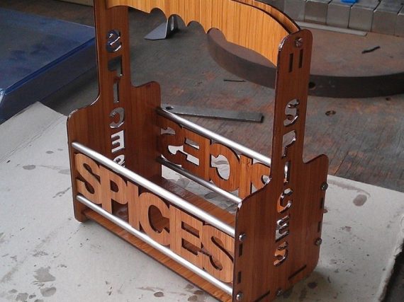 Cnc Laser Cut Spice Rack Ideas Free DXF File Dezin.info