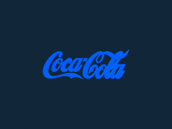 Coca Cola Logo stl file