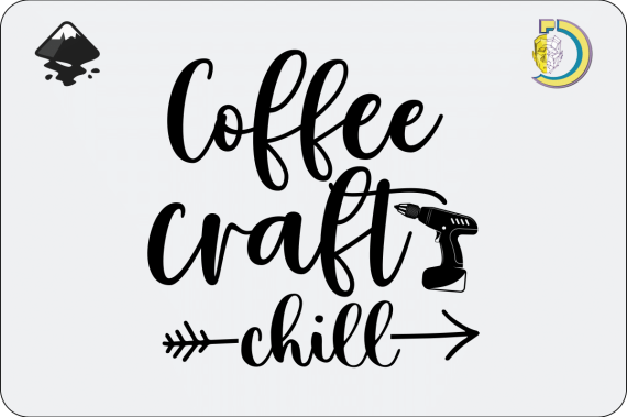 Coffee Craft Chill SVG Vector Design