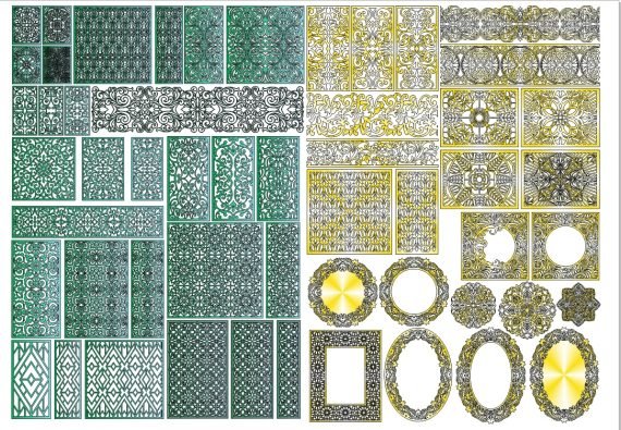Collection of lattices and frames in CDR