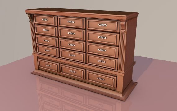 Console Drawings in DXF STL OBJ C4D 3DS format