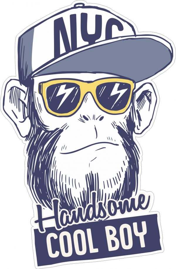 Cool Boy Sticker CDR File