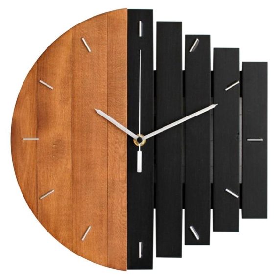 DECORATIVE WOODEN CLOCK CNC LASER CUTTING CDR DXF FILE FREE