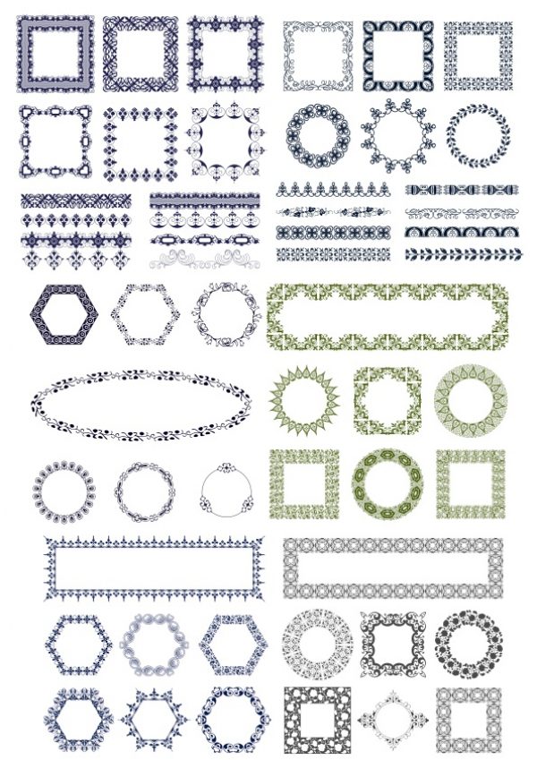Decorative Frame Ornaments Free CDR Vectors Art