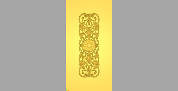 Decorative Pattern 3D Wood Carving Design 101