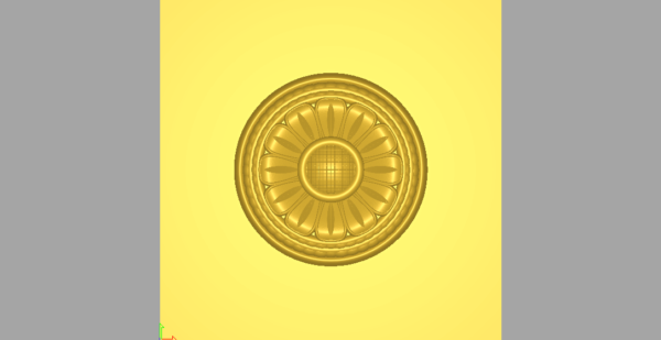 Decorative Pattern 3D Wood Carving Design 99